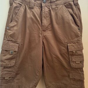 Men's Brown Cargo Shorts